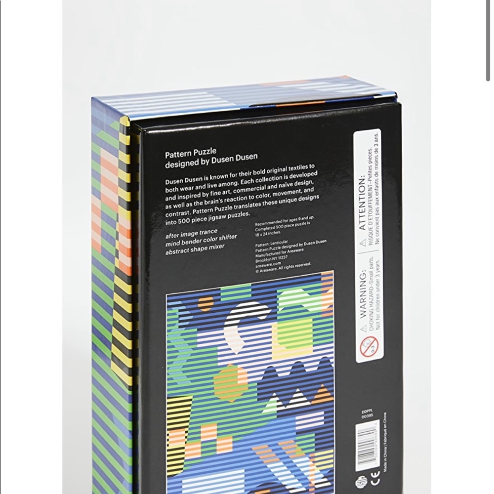 Areaware puzzle 500 pieces